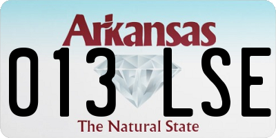 AR license plate 013LSE