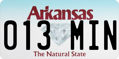 AR license plate 013MIN