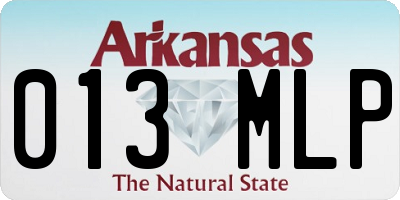 AR license plate 013MLP