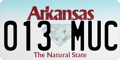 AR license plate 013MUC