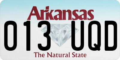 AR license plate 013UQD