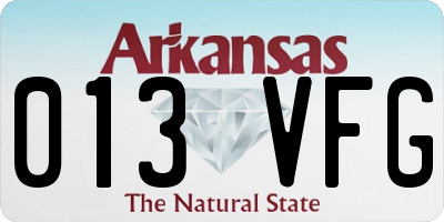 AR license plate 013VFG