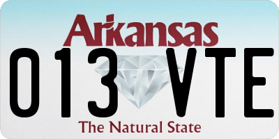 AR license plate 013VTE