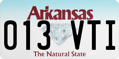 AR license plate 013VTI