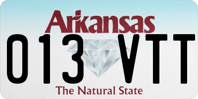 AR license plate 013VTT