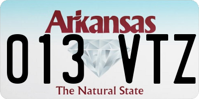 AR license plate 013VTZ