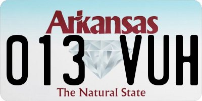AR license plate 013VUH