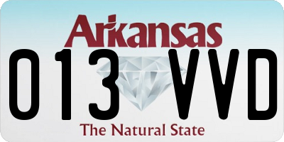 AR license plate 013VVD