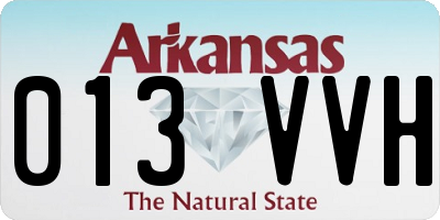 AR license plate 013VVH