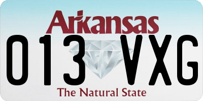 AR license plate 013VXG