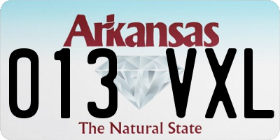 AR license plate 013VXL