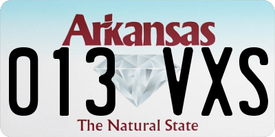 AR license plate 013VXS