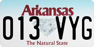 AR license plate 013VYG