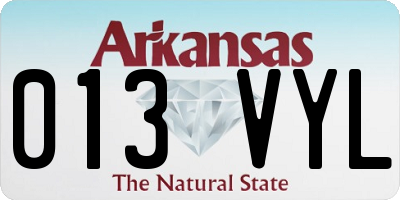 AR license plate 013VYL