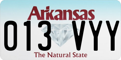 AR license plate 013VYY
