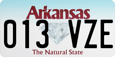 AR license plate 013VZE
