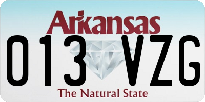 AR license plate 013VZG