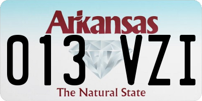 AR license plate 013VZI