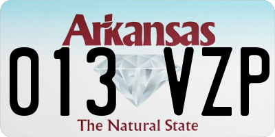 AR license plate 013VZP