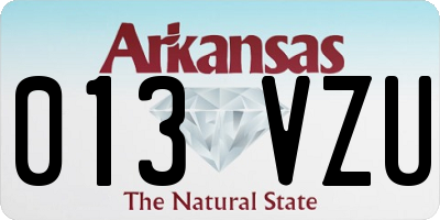 AR license plate 013VZU