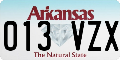 AR license plate 013VZX