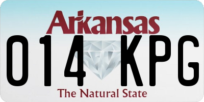 AR license plate 014KPG