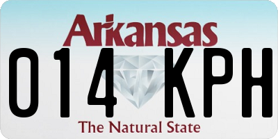 AR license plate 014KPH