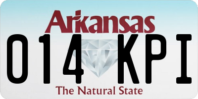 AR license plate 014KPI