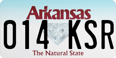AR license plate 014KSR