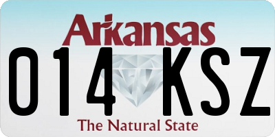 AR license plate 014KSZ