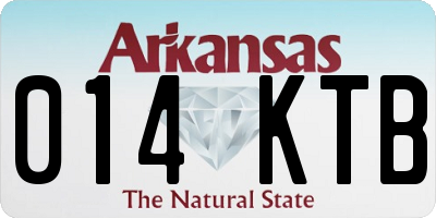 AR license plate 014KTB