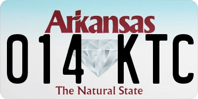 AR license plate 014KTC