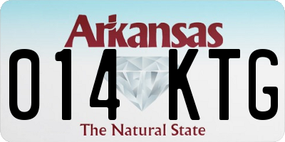 AR license plate 014KTG