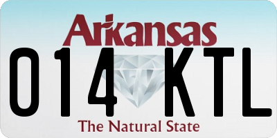 AR license plate 014KTL
