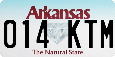 AR license plate 014KTM