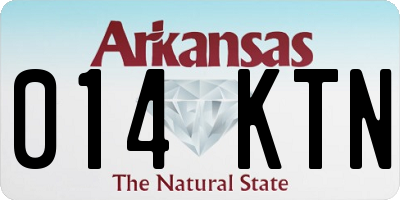 AR license plate 014KTN