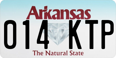 AR license plate 014KTP