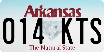 AR license plate 014KTS