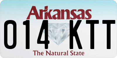 AR license plate 014KTT