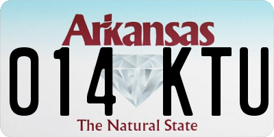 AR license plate 014KTU
