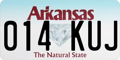 AR license plate 014KUJ