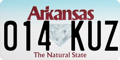 AR license plate 014KUZ
