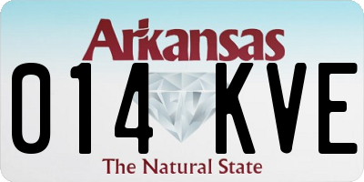 AR license plate 014KVE