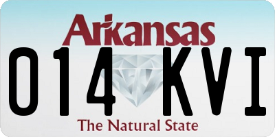 AR license plate 014KVI