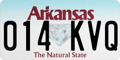 AR license plate 014KVQ