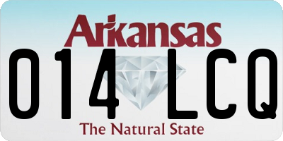 AR license plate 014LCQ