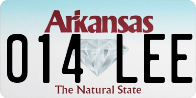 AR license plate 014LEE