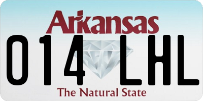 AR license plate 014LHL