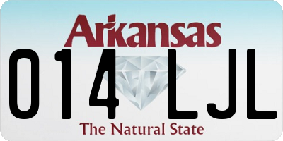 AR license plate 014LJL