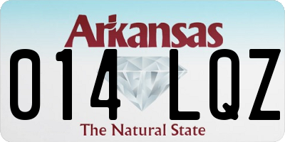 AR license plate 014LQZ